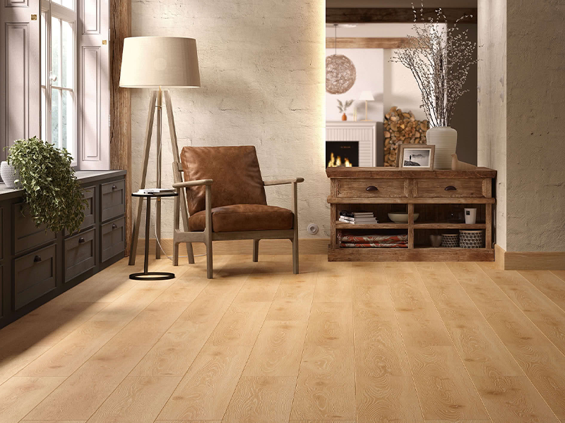 Suelo laminado de madera