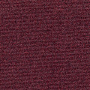 Moqueta en losetas Máxima Rojo Oscuro